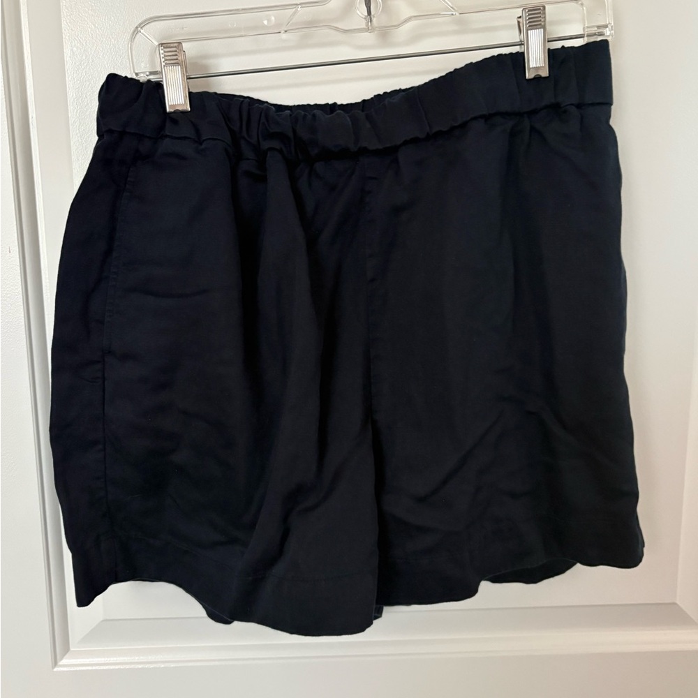 Jenni Kayne High Waist Black Shorts